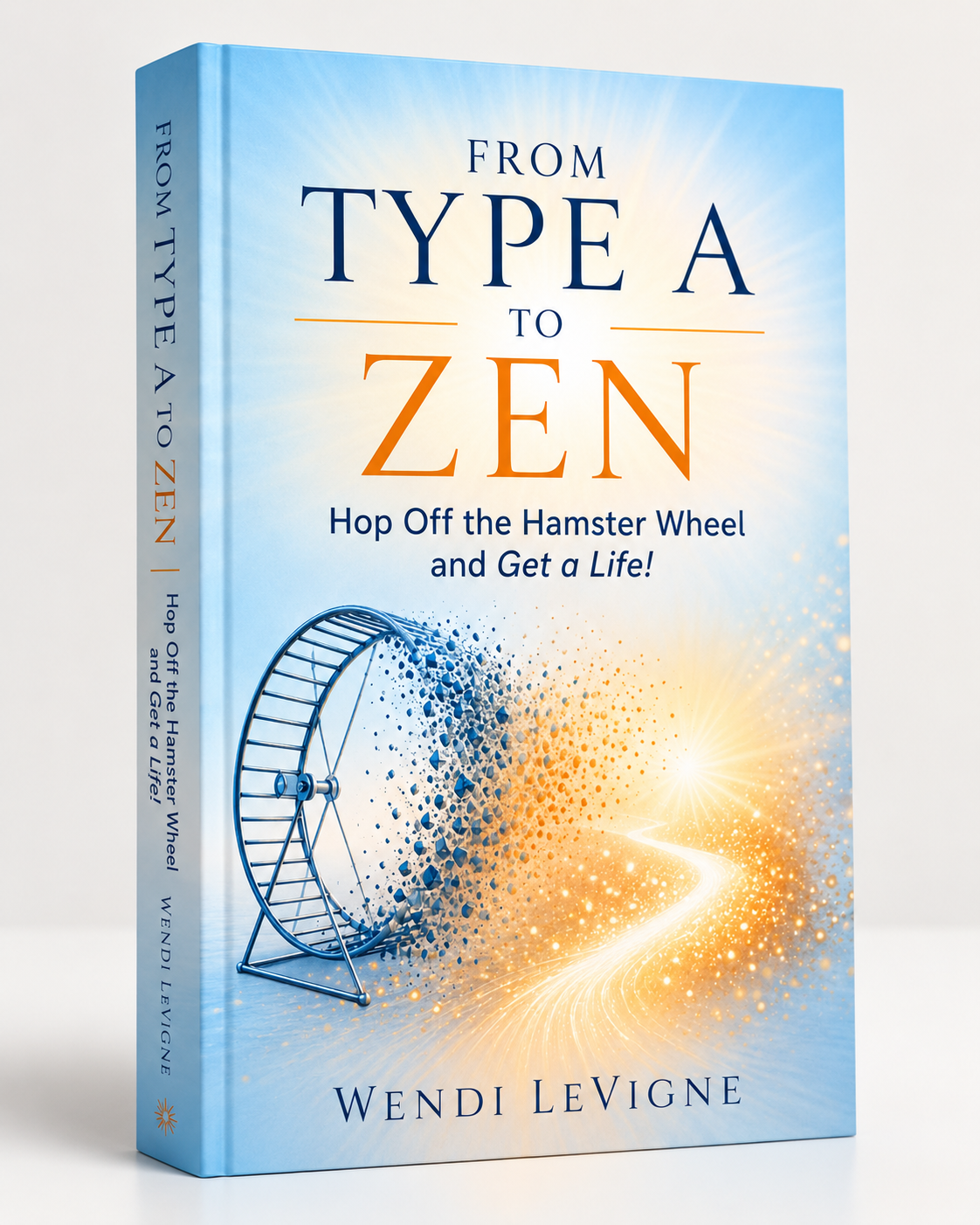 From Type A to Zen: Hop off the Hamster Wheel and Get a Life! book cover — coming soon