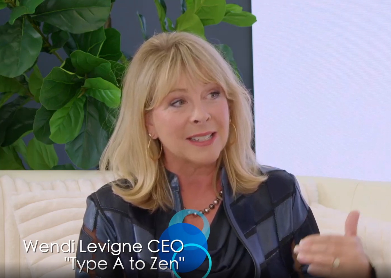 Wendi LeVigne being interviewed on the From Type A to Zen podcast segment